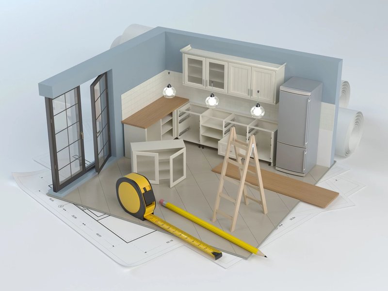 A measuring room by our experts from Howard Carpenter Floor Covering in Danville KY
