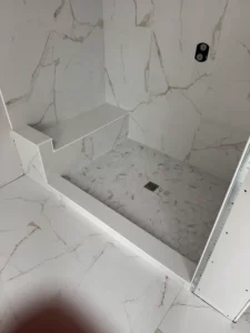 Bathroom tile wall | Howard-Carpenter Floor Covering