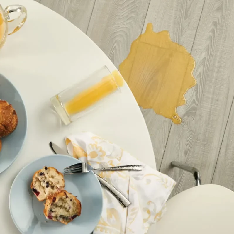 Juice spill cleaning | Howard-Carpenter Floor Covering